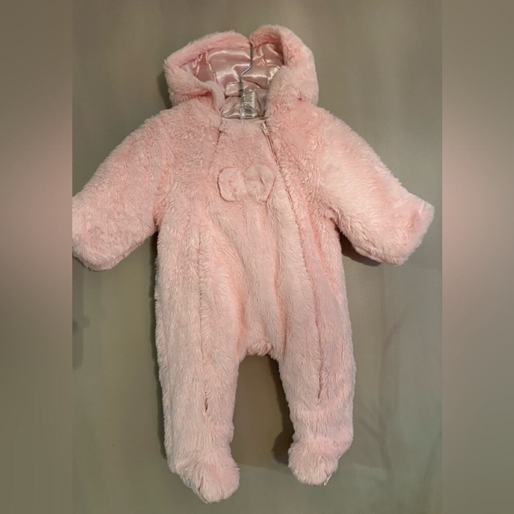 LITTLE ME GIRLS WINTER SNOWSUIT JACKET SIZE 3/6 MONTHS